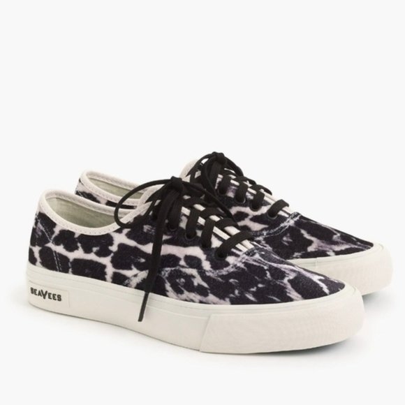 J. Crew Shoes - Seavees for J Crew Leopard Sneaker Size 8 NIB